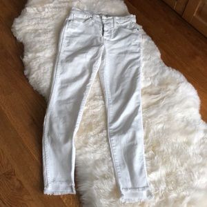 Madewell White Jeans